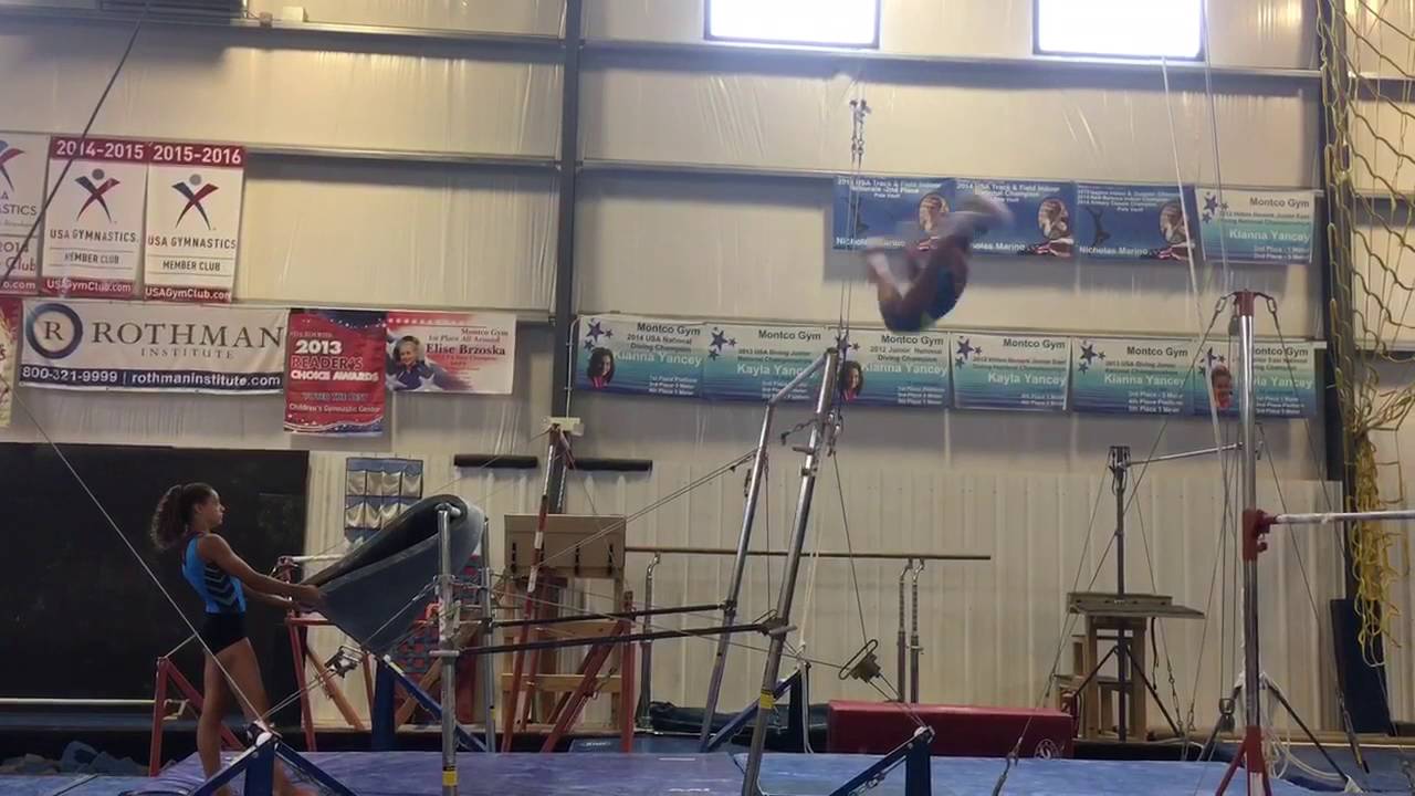 2017 bar routine-first half 8/2/16 - YouTube