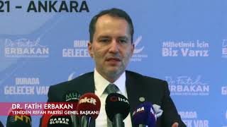 Genel Başkanımız Dr. Fatih Erbakanın 3. Ittifak Açıklaması