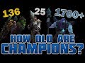 How Old Are Champions According to the Lore?