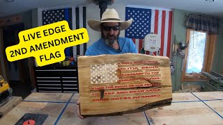 2ND AMENDMENT LIVE EDGE FLAG