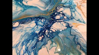 HOW TO CREATE - HUGE DUTCH POUR - ACRYLIC PAINTING