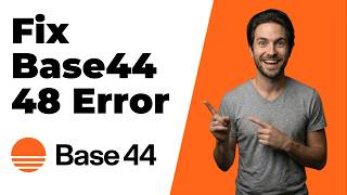 Fix Base44 48 Error (Quick Troubleshooting Guide)