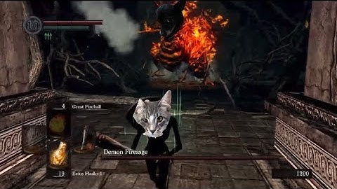 Demon Firesage - SL1 No Sprint/Roll/Block/Parry/Rings (Flawless)