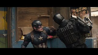 Captain America civil war captain America vs Brock rumlow fight scene