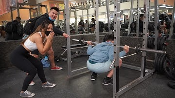 THIS IS HOW TO GET THROUGH VOLUME SQUATS?!