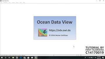 "Tutorial penggunaan Ocean Data View"