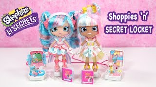 Shopkins Lil SECRETS Shoppies and Teeny Shoppies Jessicake Marsha Mello n Secret Locket