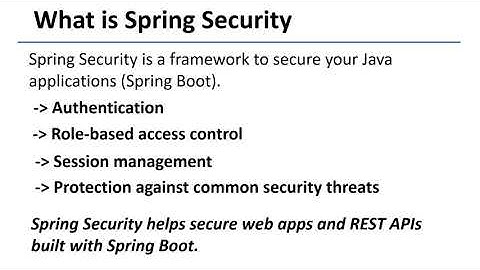 What is Spring Security ? | Explained in 2 Minutes