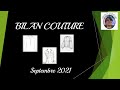 Bilan Couture n°29 : réalisations du mois de septembre 2021