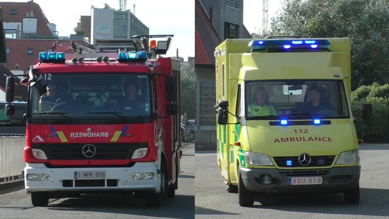 [Reserve] Brandweer en Ambulances met spoed in Veurne en Nieuwpoort!