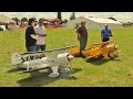 30% SCALE RC WACO YMF-5  BIPLANES - 250cc 5 CYL RADIALS - WINGS &amp; WHEELS MODEL AIRCRAFT SHOW - 2023
