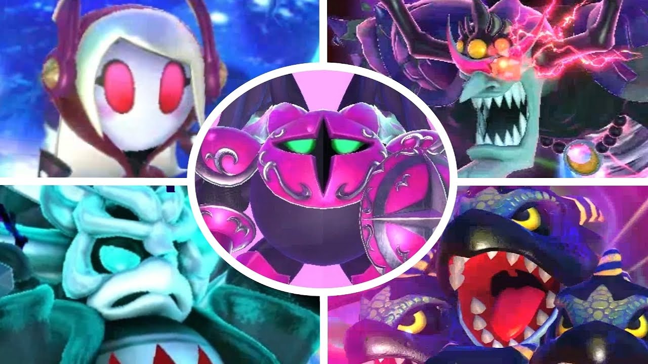 Super Kirby Clash - All Bosses + Secret Bosses - YouTube