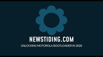 How to unlock any Android Motorola Bootloader - Demonstrated on Moto X4