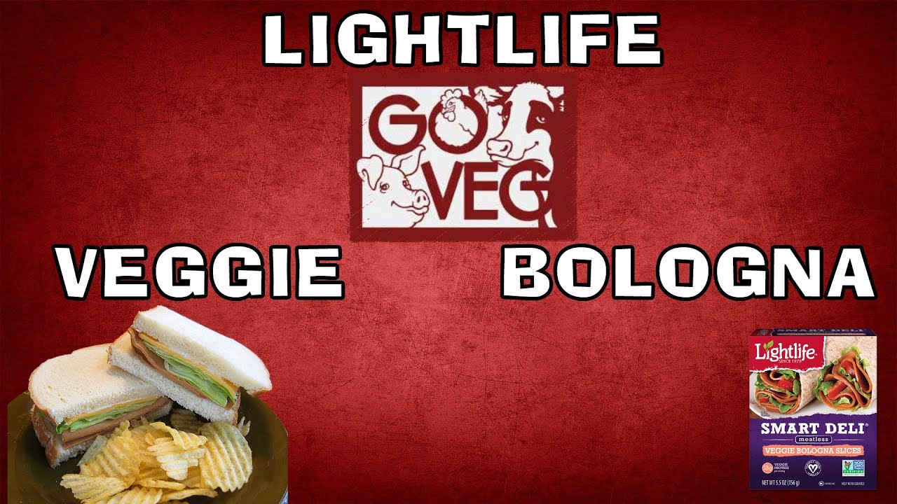 Lightlife Meatless Bologna Veggie Slices Vegan Food Review YouTube