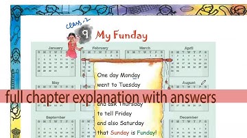 My Funday class-2 |NCERT|CBSE|full chapter explanation||chapter-9