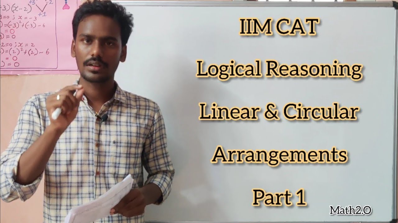 Linear and circular arrangements part 1 explanation by nandhaprashanth