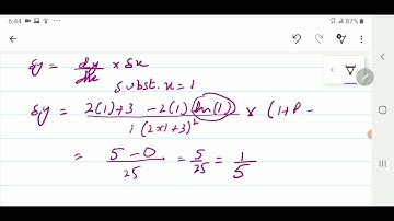 Small Change and Rates of Change Additional Mathematics Past Papers