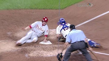 PHI@NYM: Hamels helps own cause, drives in two runs