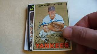 TTM Recap 340 with 23 Autographs from 7 People Vintage Signed Baseball Cards Jake Gibbs John Goryl