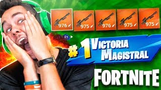 5 SNIPERS LEGENDARIOS en 1 PARTIDA de FORTNITE - TheGrefg