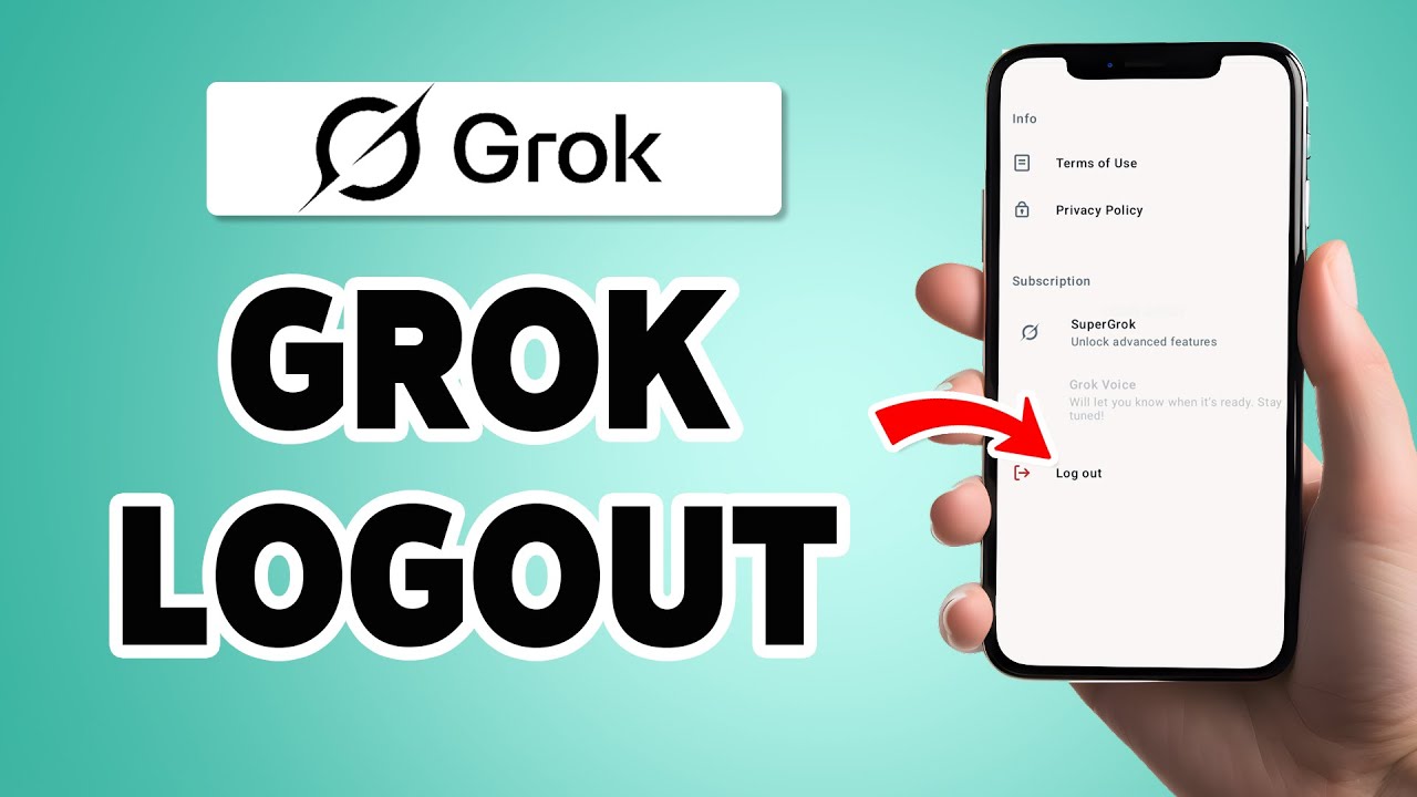 How To Logout of Grok Account 2025 | Grok App Sign Out Guide | Grok AI ...