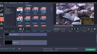 Как накладывать видео одно на другое в Movavi Video Suite16 и делать монтаж....(В этом видео я покажу вам, как накладывать видео одно на другое, добавлять музыку, титры и тд., 2016-11-27T17:26:42.000Z)