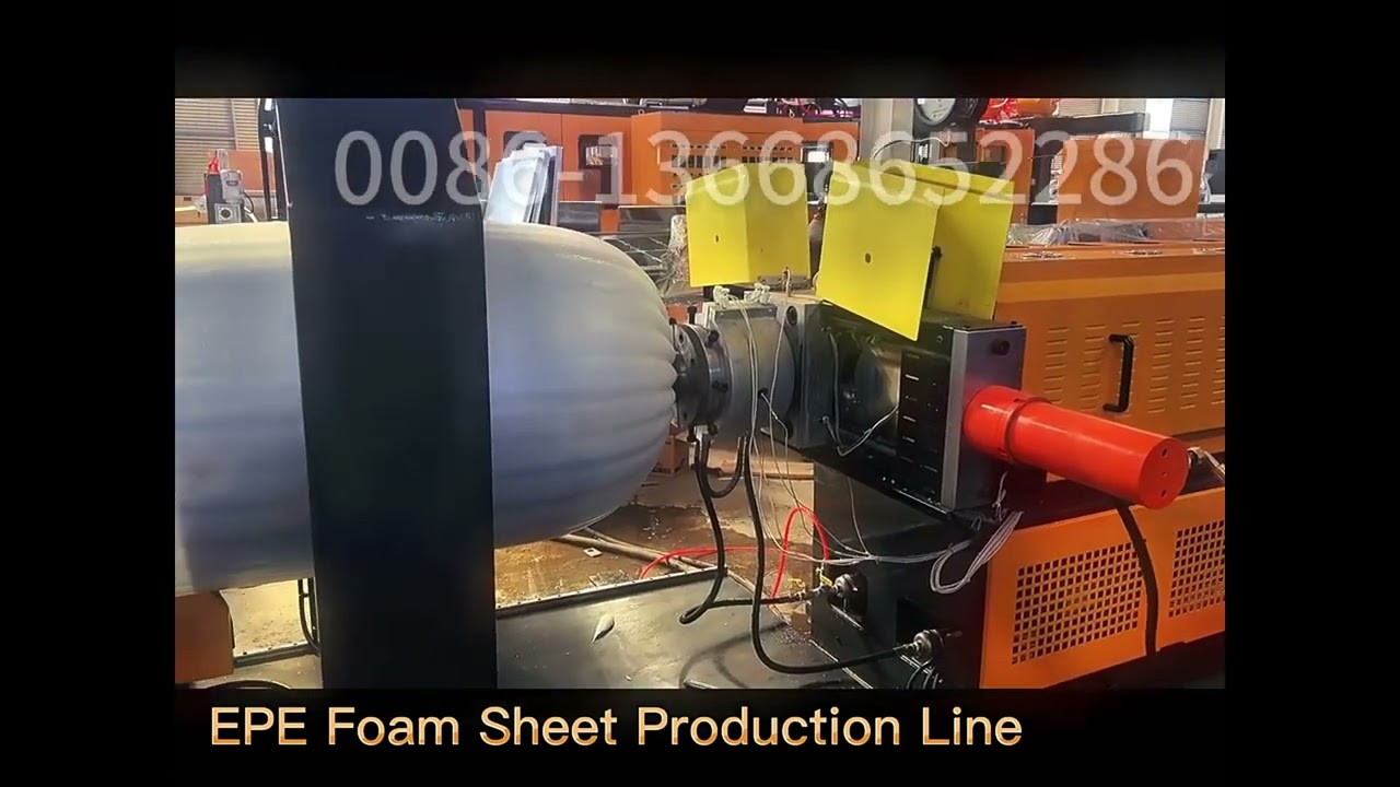 Polyethylene Foam Sheet Extruder EPE Foam Making Machine