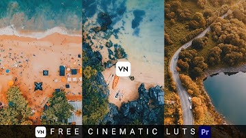 😱Free Cinematic Free Luts | VN Luts 😱 | Premiere Pro | Cinema |Colour Grading In Mobile (VN Editor)