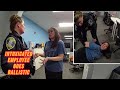 Entitled and Intoxicated Woman Kicks Cops and Coworkers After Refusing to Leave