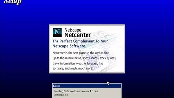 Installing Netscape Communicator 4.5 on Microsoft Whistler Build 2296