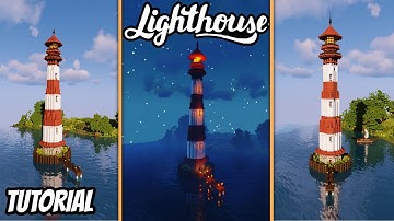 How to build a Lighthouse in Minecraft Tutorial