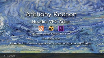 Houdini VFX Demo Reel 2025- Anthony Rochon