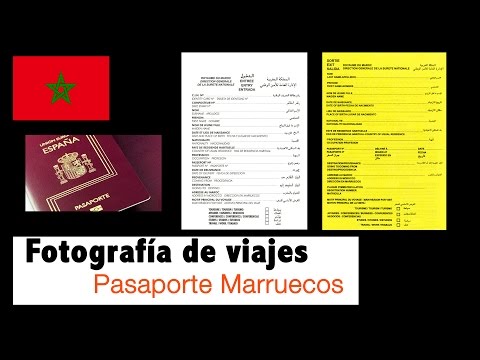 Pasaporte Marruecos documentos entrada salida | Jesus Botaro