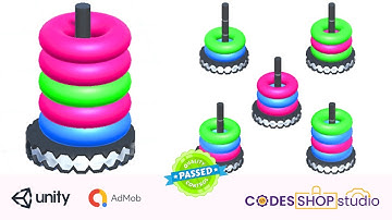 Hoop Stack 3D Puzzle