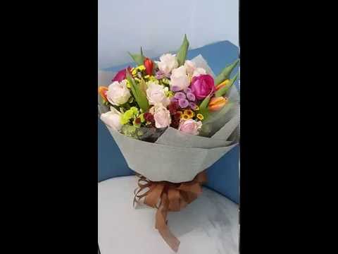 Video BÓ HOA SINH NHẬT ĐẸP TẶNG BẠN - youtube
