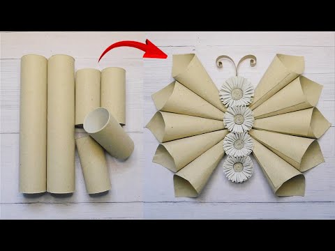 Super Easy Recycling Decor Idea / Paper Snowflake DIY / Toilet Paper Roll  Crafts 