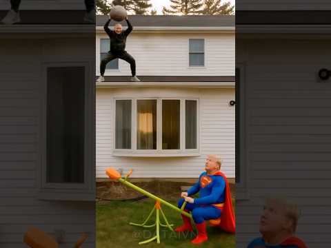 Putin helps Donald Trump dream of flying in the sky #donaldtrump #funny #funnyshorts #putin