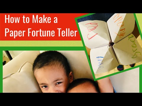 How to Make a Paper Fortune Teller