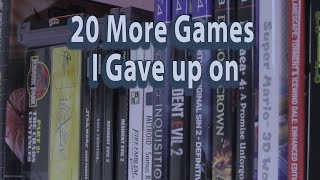 Even More Games I Gave up on - Lukes Game Room
