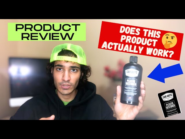 CAR GUYS Plastic Restorer Product Review (Does it work?) 🤔 