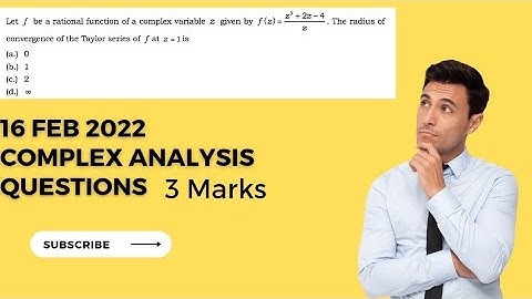 CSIR NET MATHEMATICS 16 Feb 2022 Complex Analysis Questions #csirmathematics #csirnet