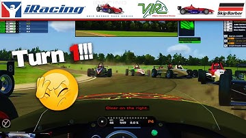 iRacing - Turn 1 Crash | Skip Barber Series @ Virginia International Raceway - Full Course | 