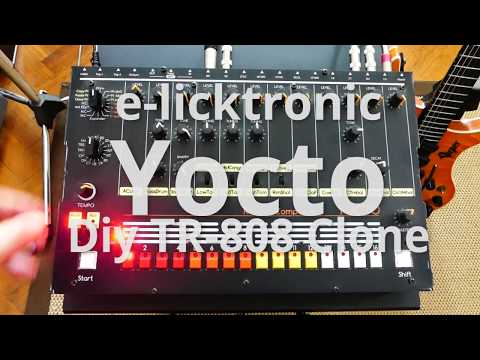 Yocto Analog Drum Machine Demo (Diy Roland TR-808 Clone)