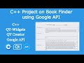 C++ Project on Book Finder using Google API | Full Project with source code | CppBuzz.com