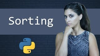 sorting in python  ||  learn python programming  (computer science)