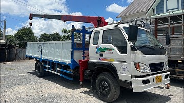 Thanh lý xe cẩu 5 tấn cần unic 3 tấn 3 khúc xe foton 2007 | 0936088440