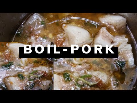 Video: How To Cook Boiled Pork At Home