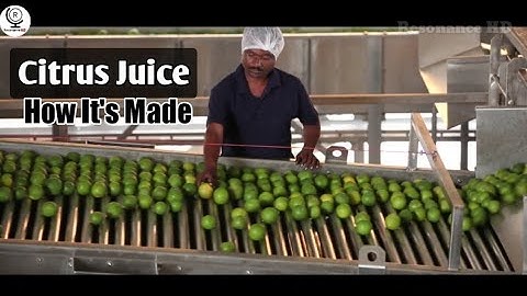 Citrus Processing Plant || Citrus Juice Making Company || Amazing Production line || Resonance HD