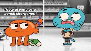 Gumball having adult jokes for 14 minutes straight