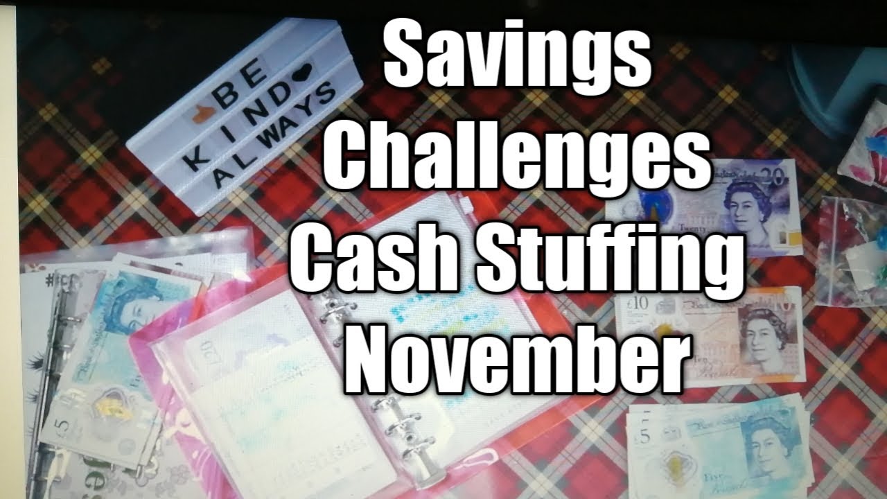 Savings Challenges Cash Stuffing November 